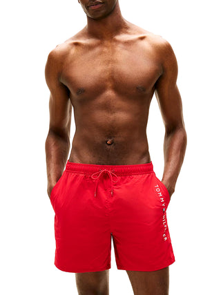 TOMMY BEACHWEAR Costume Tommy Beachwear Original Media Lunghezza - Rosso