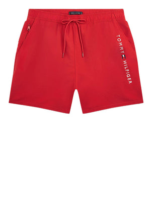 TOMMY BEACHWEAR Costume Tommy Beachwear Original Media Lunghezza - Rosso