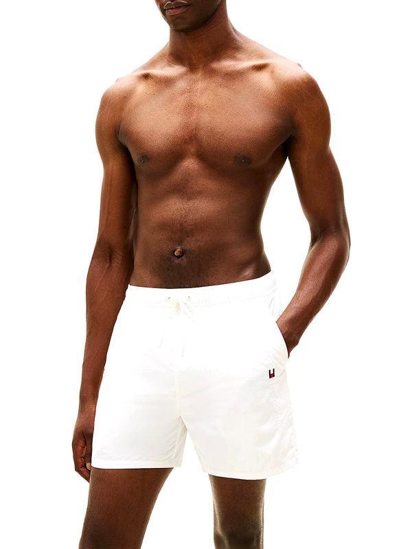 TOMMY BEACHWEAR Costume Tommy Beachwear Original Media Lunghezza - Bianco