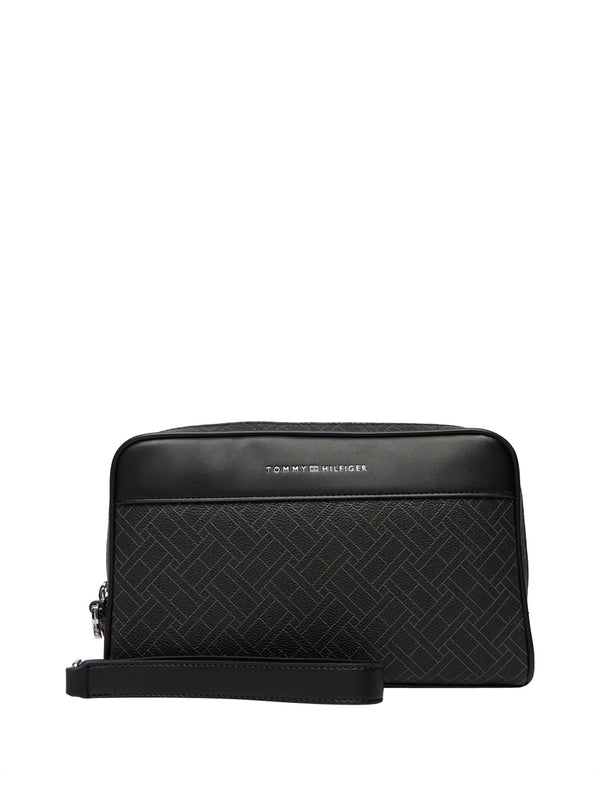 TOMMY HILFIGER 1USCITA Pochette Tommy Hilfiger Flag Monogram Pouch - Nero