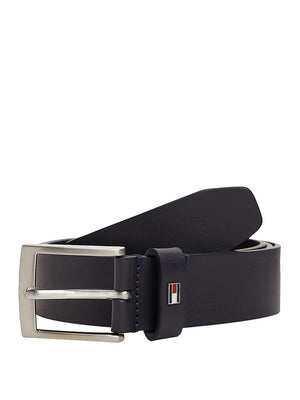 Tommy Hilfiger Cintura Tommy Hilfiger Con Fibbia Quadrata - Blu