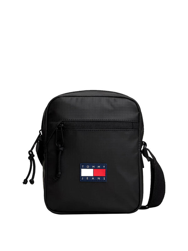 Tommy Hilfiger Borsa A Tracolla Tommy Hilfiger In Ripstop - Nero