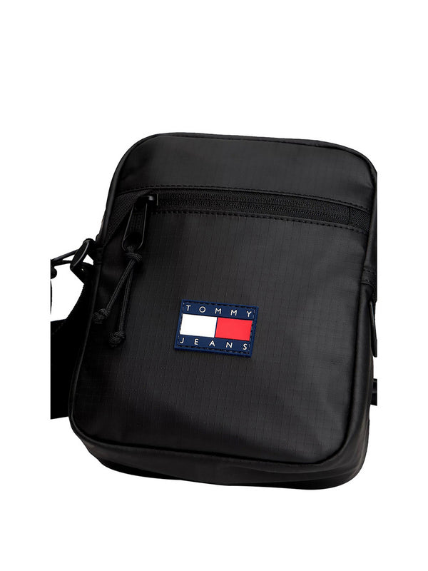 Tommy Hilfiger Borsa A Tracolla Tommy Hilfiger In Ripstop - Nero
