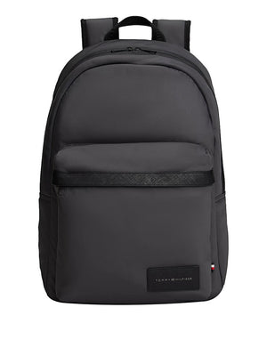 Tommy Hilfiger Zaino Tommy Hilfiger Con Patch Logo - Nero/Grigio