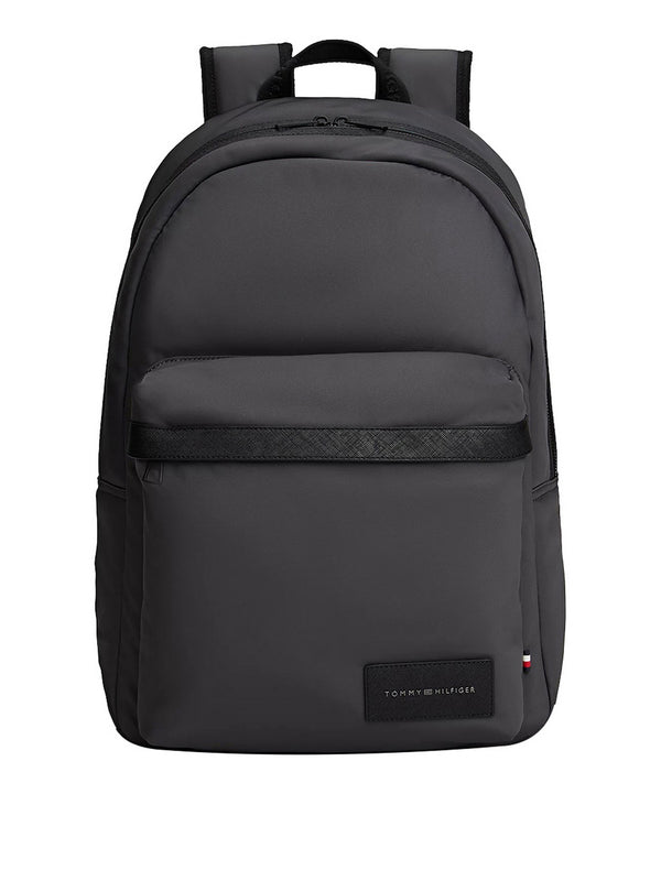Tommy Hilfiger Zaino Tommy Hilfiger Con Patch Logo - Nero/Grigio