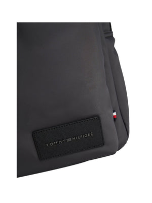 Tommy Hilfiger Zaino Tommy Hilfiger Con Patch Logo - Nero/Grigio