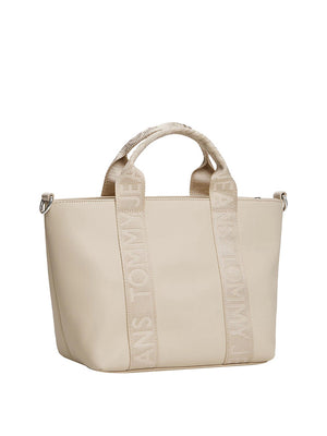 Tommy Hilfiger Borsa A Mano Tommy Hilfiger Essential - Avorio