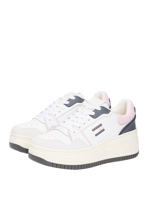 Tommy Hilfiger Sneakers Basket Rétro Con Plateau Tommy HIlfiger - Multi