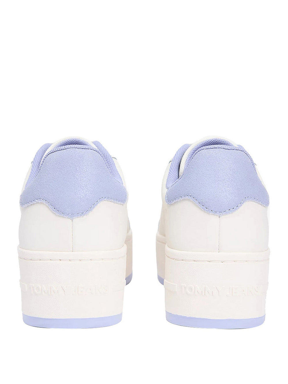 Tommy Hilfiger Sneakers Tommy Hilfiger Essential In Pelle Con Logo - Avorio/Lilla