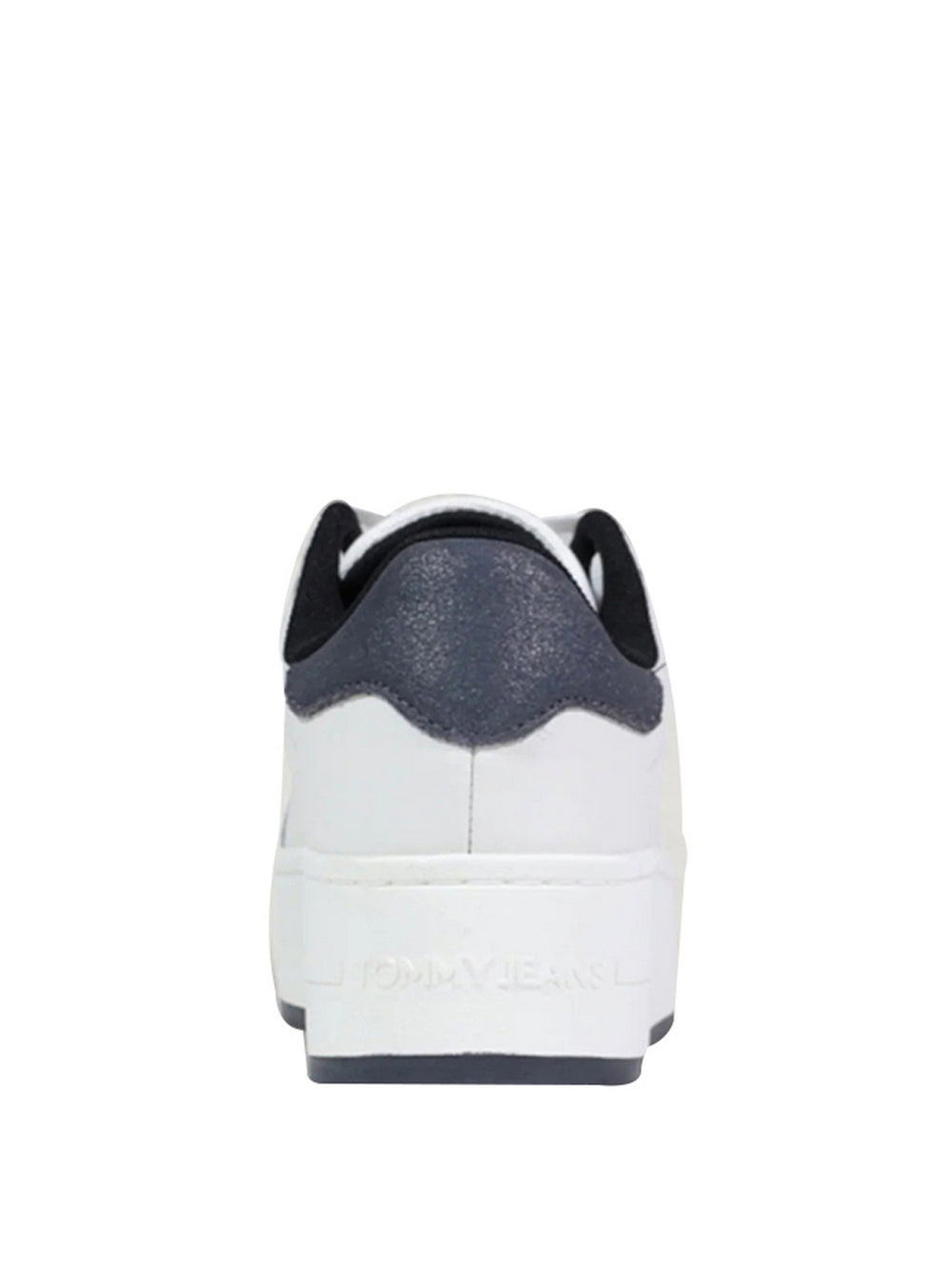 Tommy Hilfiger Sneakers Tommy Hilfiger Essential In Pelle Con Logo - Bianco/Nero