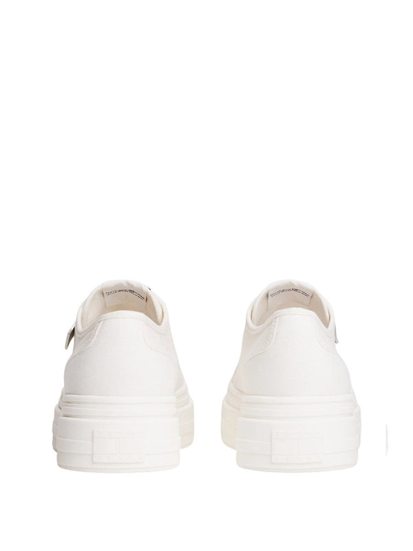TOMMY HILFIGER 2USCITA Tommy Hilfiger Sneakers InTela Con Suola Alta E Charm Ecru