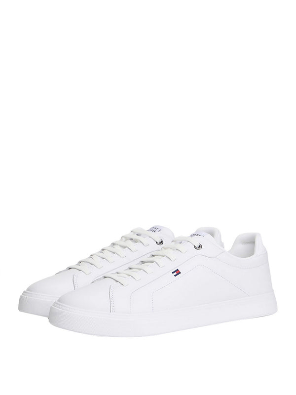Tommy Hilfiger Sneakers Tommy Hilfiger In Pelle - Bianco
