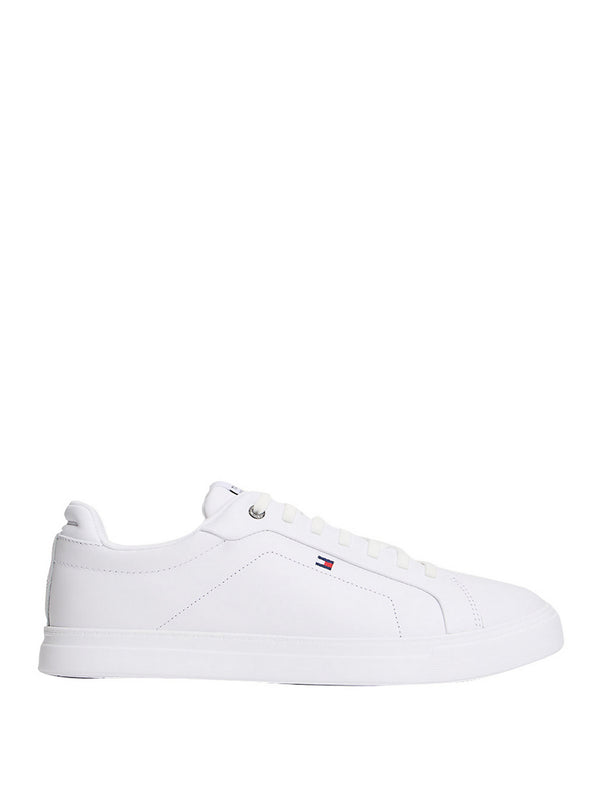 Tommy Hilfiger Sneakers Tommy Hilfiger In Pelle - Bianco
