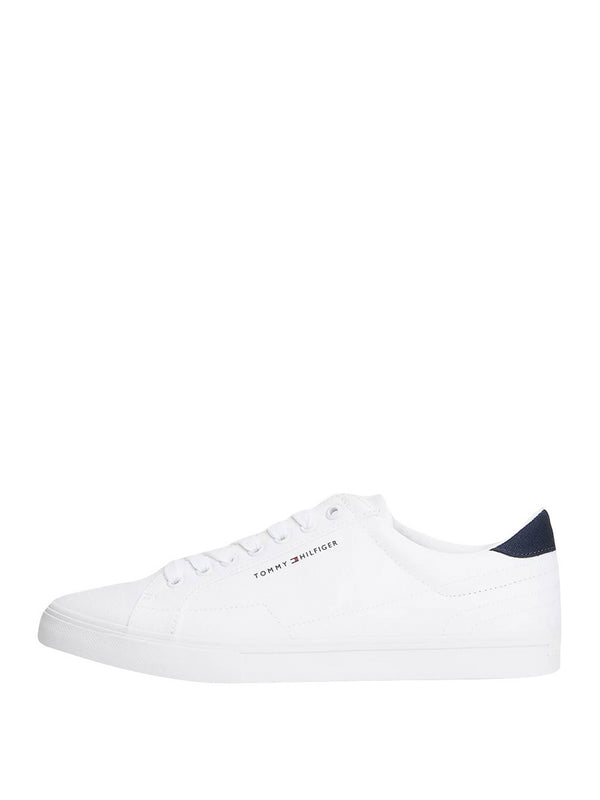 Tommy Hilfiger Sneakers Tommy Hilfiger In Tela - Bianco