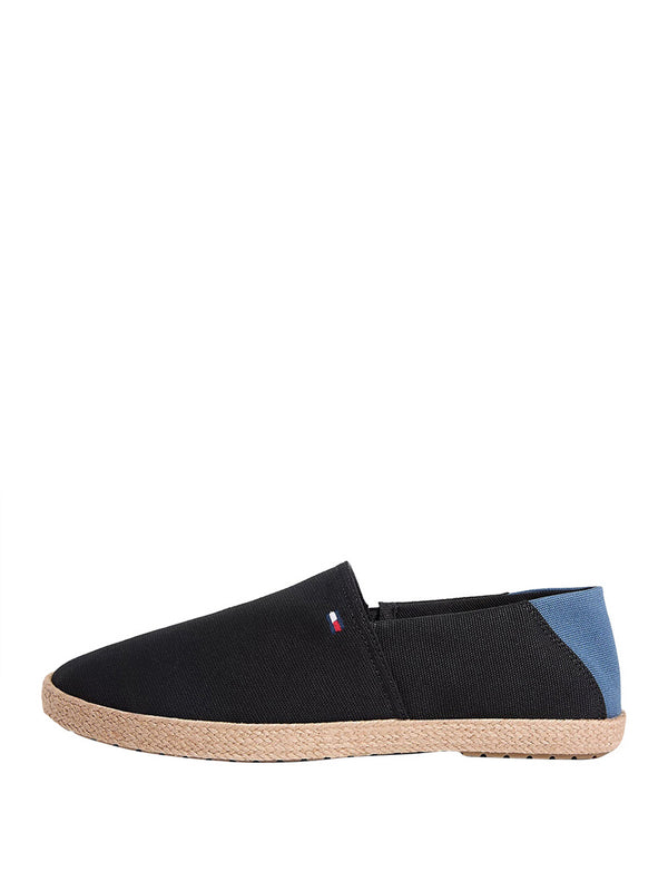 Tommy Hilfiger Espadrillas Tommy Hilfiger In Tela - Nero/Blu