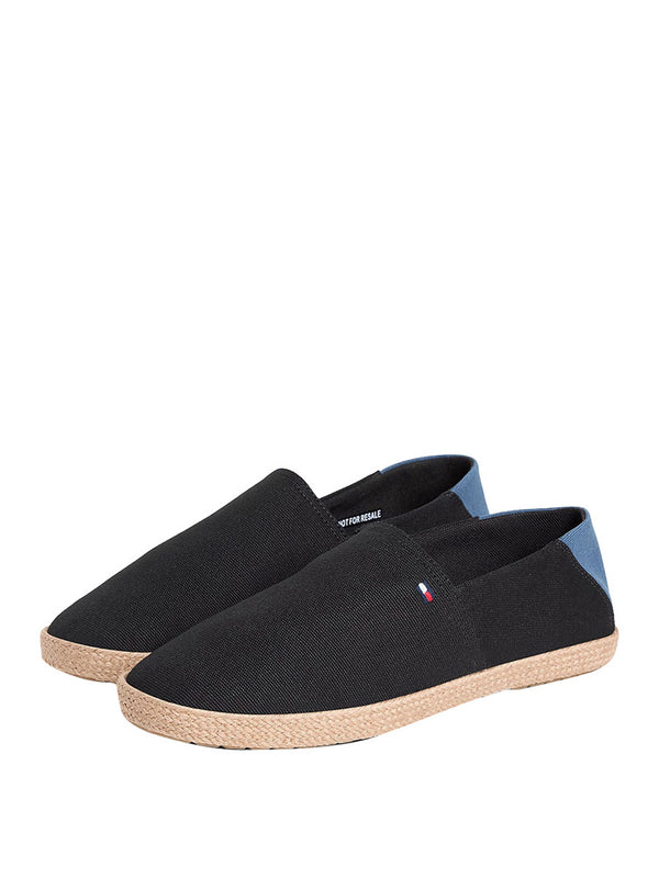 Tommy Hilfiger Espadrillas Tommy Hilfiger In Tela - Nero/Blu