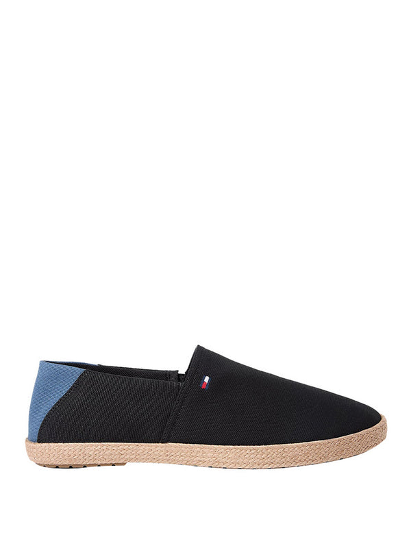 Tommy Hilfiger Espadrillas Tommy Hilfiger In Tela - Nero/Blu