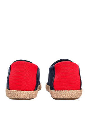 Tommy Hilfiger Espadrillas Tommy Hilfiger In Tela - Blu/Rosso