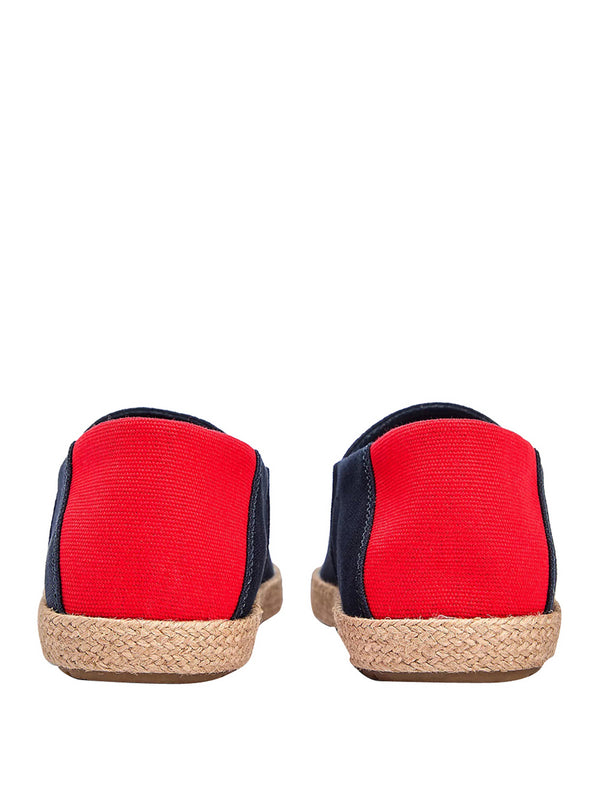 Tommy Hilfiger Espadrillas Tommy Hilfiger In Tela - Blu/Rosso