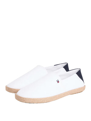 Tommy Hilfiger Espadrillas Tommy Hilfiger In Tela - Bianco/Blu