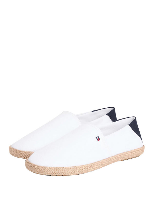 Tommy Hilfiger Espadrillas Tommy Hilfiger In Tela - Bianco/Blu