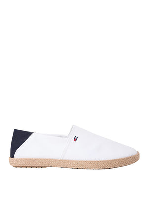 Tommy Hilfiger Espadrillas Tommy Hilfiger In Tela - Bianco/Blu