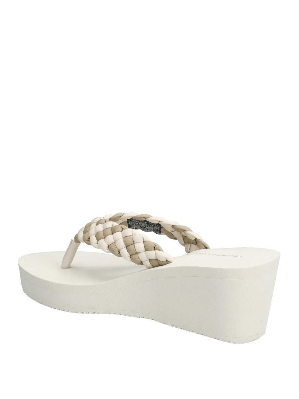 TOMMY HILFIGER 2USCITA Tommy Hilfiger Sandalo Th Wedge Braided Sum Crema