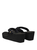 TOMMY HILFIGER 2USCITA Sandalo Tommy Hilfiger Th Wedge Braided Summer - Nero