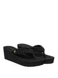 TOMMY HILFIGER 2USCITA Sandalo Tommy Hilfiger Th Wedge Braided Summer - Nero