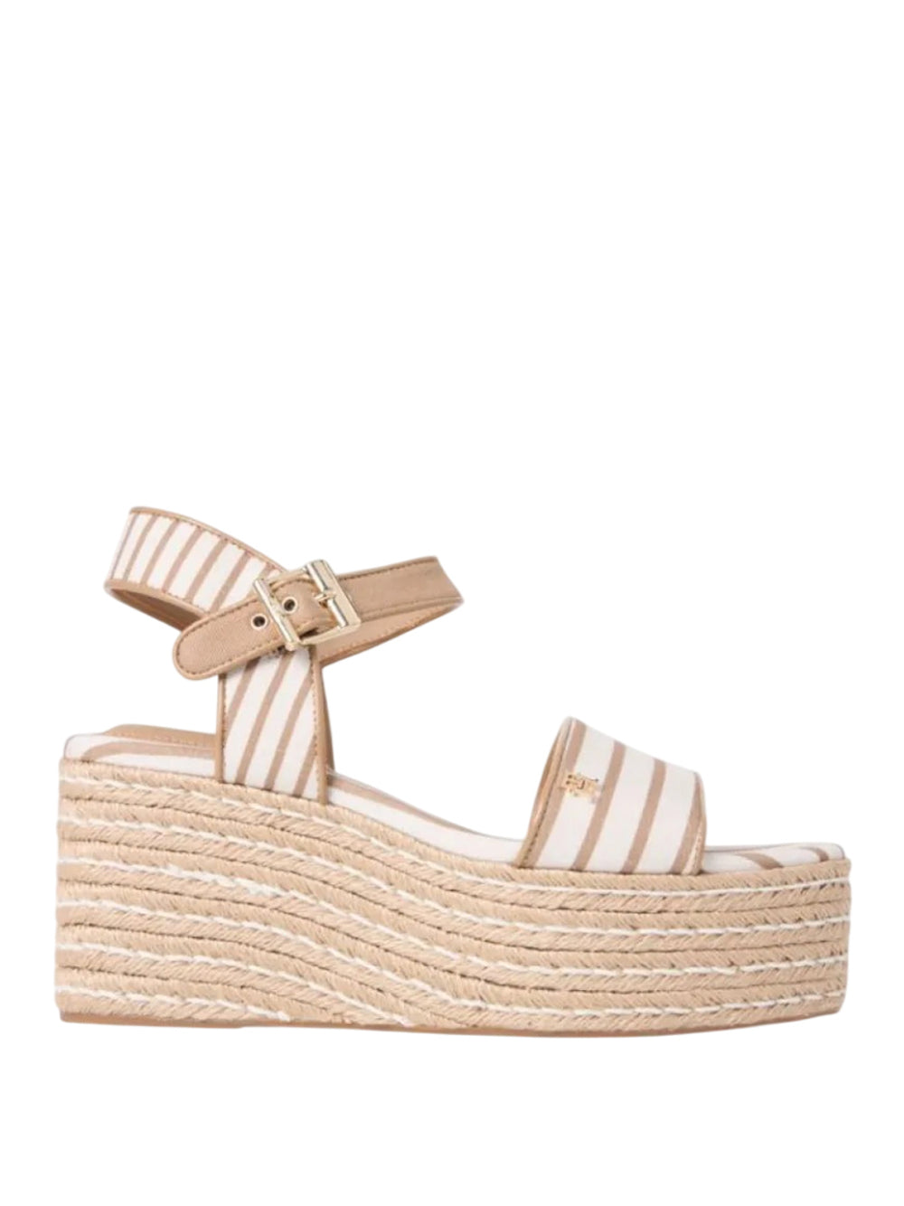 TOMMY HILFIGER 2USCITA Tommy Hilfiger Sandalo Platform Wedge Breto Soft Cream
