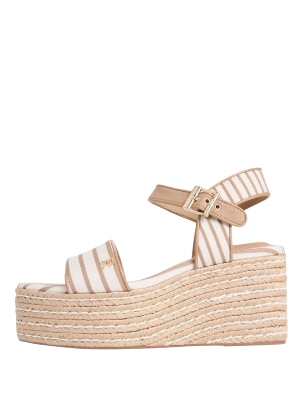 TOMMY HILFIGER 2USCITA Tommy Hilfiger Sandalo Platform Wedge Breto Soft Cream