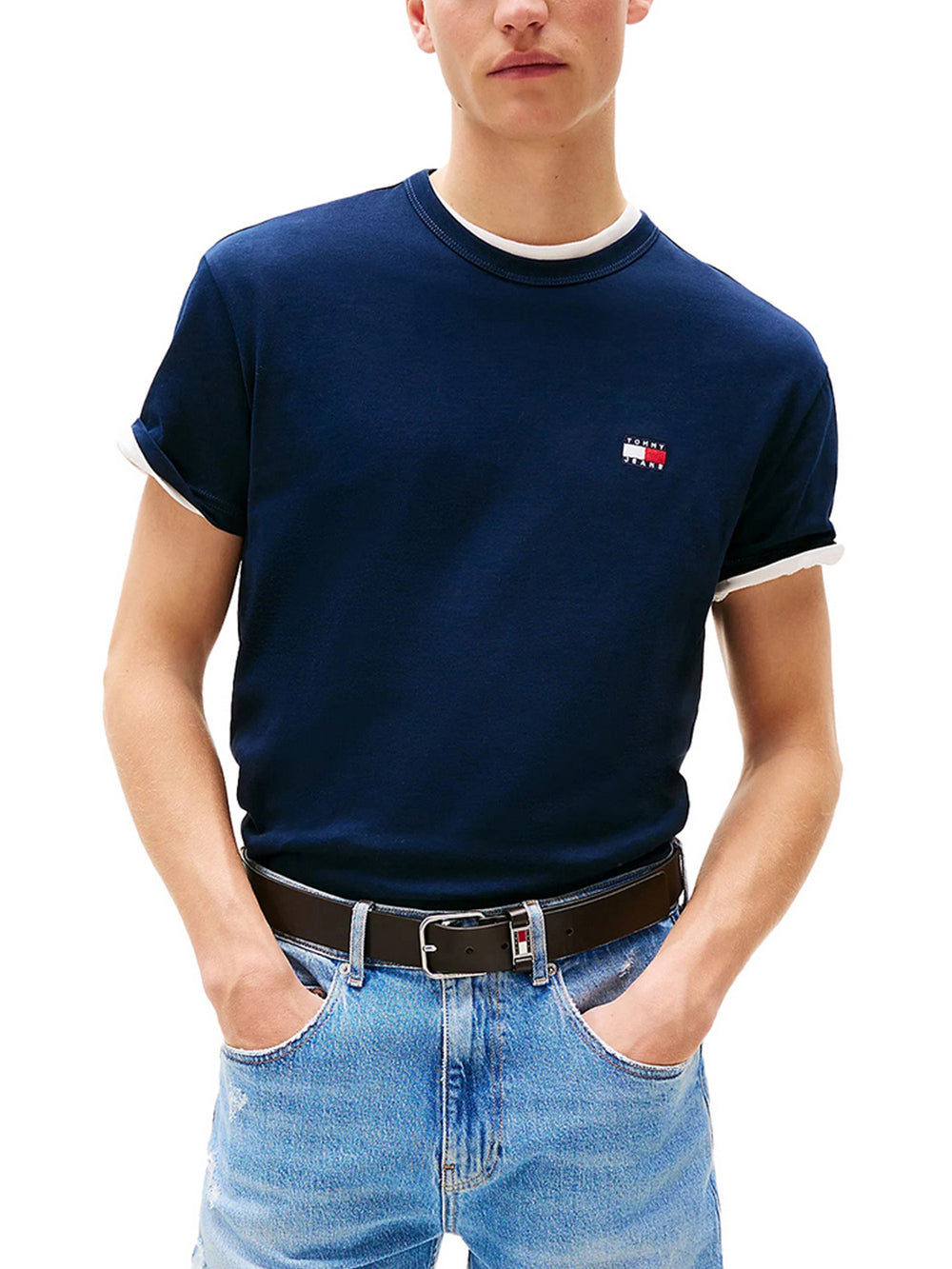 Tommy Jeans T-shirt Tommy Hilfiger Badge In Jersey - Blu