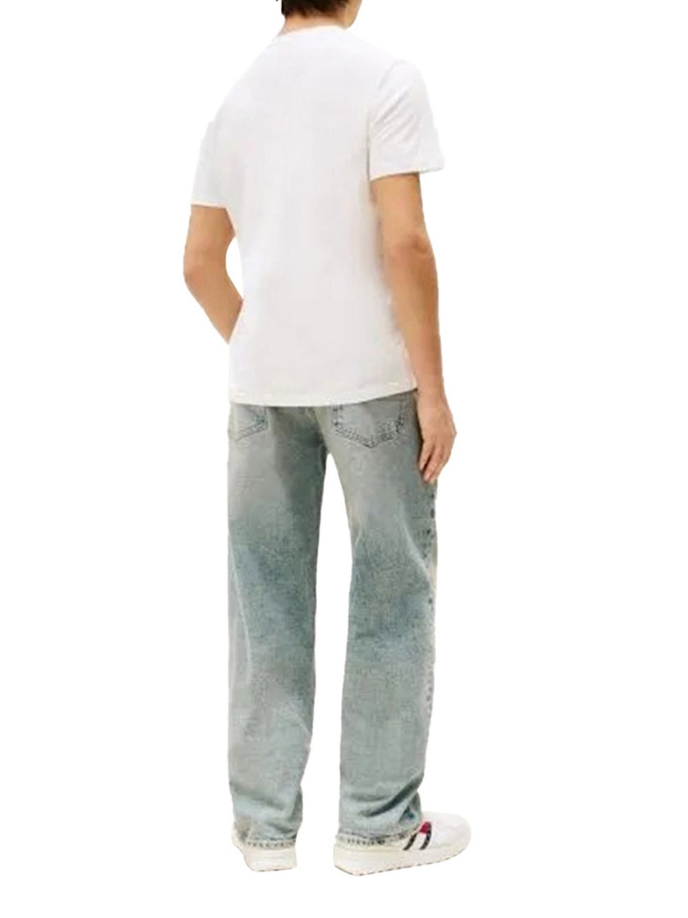 Tommy Jeans T-Shirt Tommy Hilfiger Tjm Slim Pop Color F - Bianco