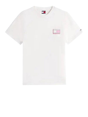 Tommy Jeans T-Shirt Tommy Hilfiger Tjm Slim Pop Color F - Bianco