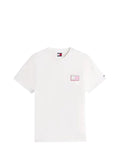 TOMMY JEANS 1USCITA T-Shirt Tommy Hilfigier Tjm Slim Pop Color F - Bianco