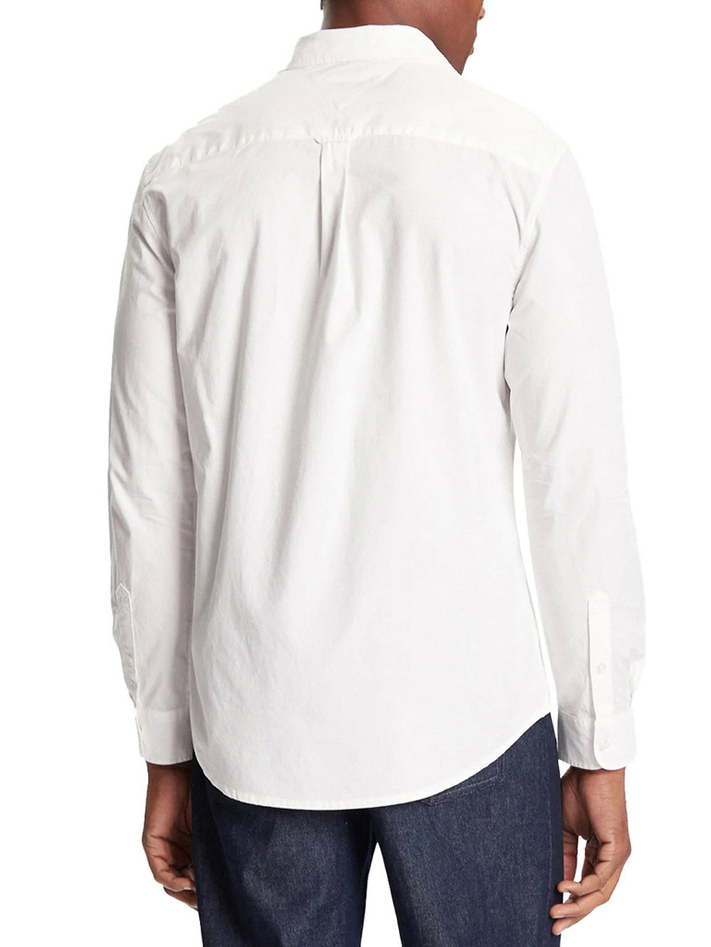 Tommy Jeans Camicia Tommy Hilfiger Regular Fit In Popeline - Bianco