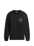 TOMMY JEANS 1USCITA Felpa Tommy Hilfiger Con Grafica Sul Retro - Nero/Verde