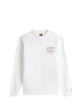 TOMMY JEANS 1USCITA Felpa Tommy Hilfiger Con Grafica Sul Retro - Crema