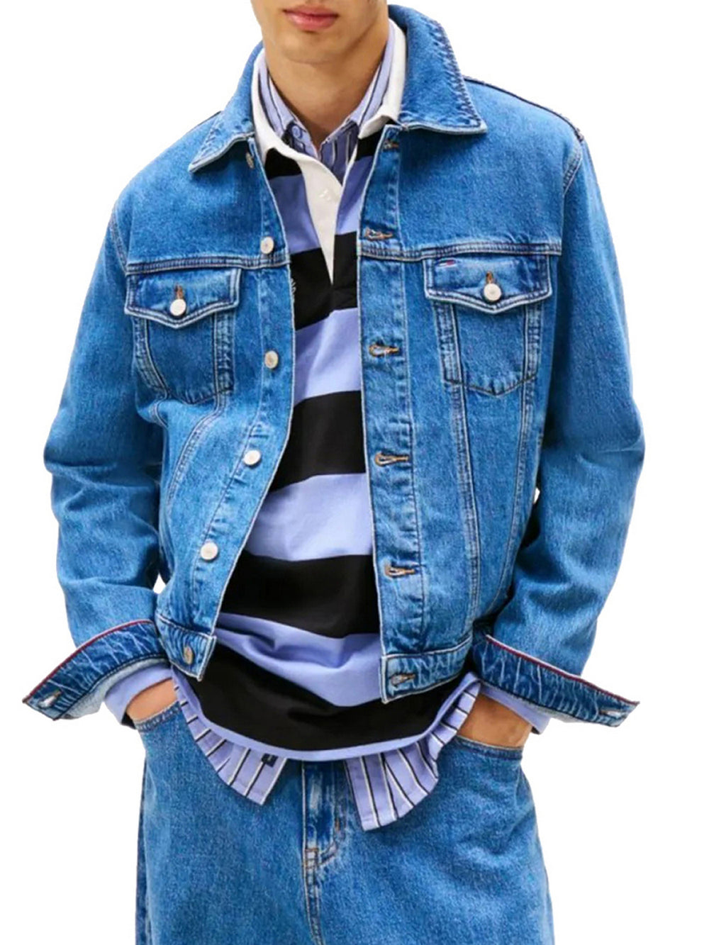 Tommy Jeans Giacca In Denim Tommy Hilfiger Ryan - Denim