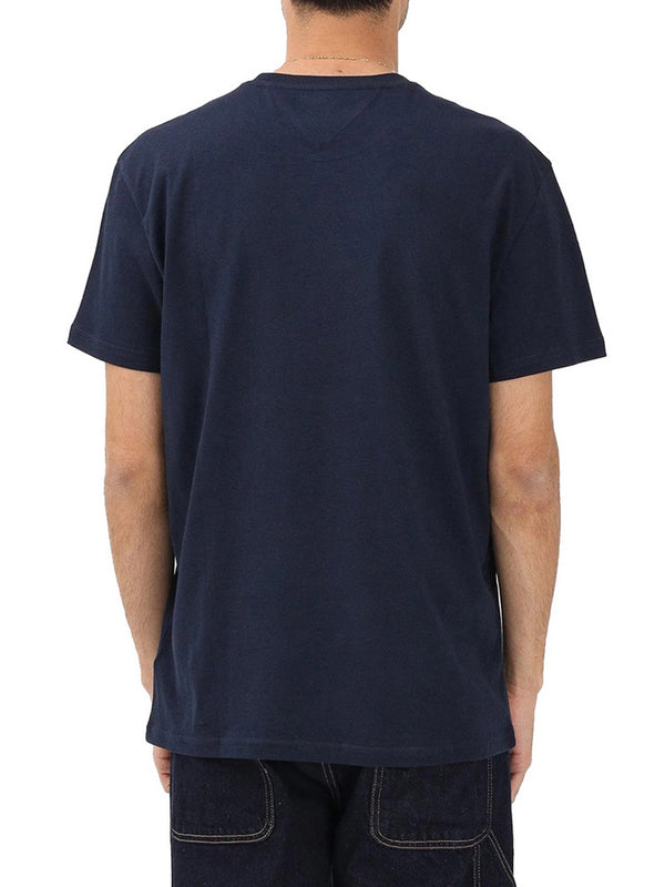 Tommy Jeans T-Shirt Tommy Hilfiger Flag Badge - Blu