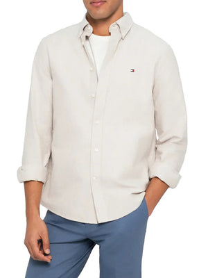 Tommy Jeans Camicia Tommy Hilfiger Linen Blend - Bianco
