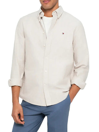 Tommy Jeans Camicia Tommy Hilfiger Linen Blend - Bianco