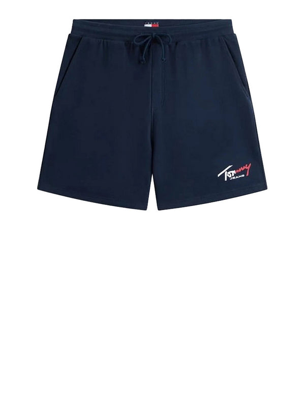 Tommy Jeans Bermuda Tommy Hilfiger Signature Beach - Blu