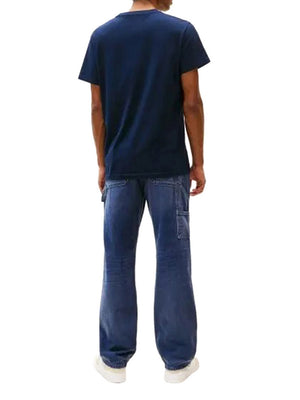 Tommy Jeans T-Shirt Tommy Hilfiger Tjm Slim Linear Ches Navy