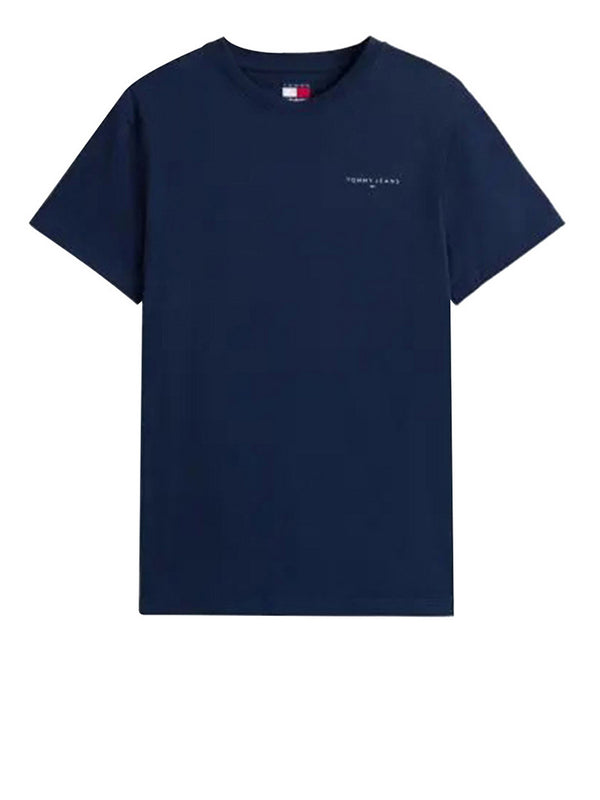 Tommy Jeans T-Shirt Tommy Hilfiger Tjm Slim Linear Ches Navy