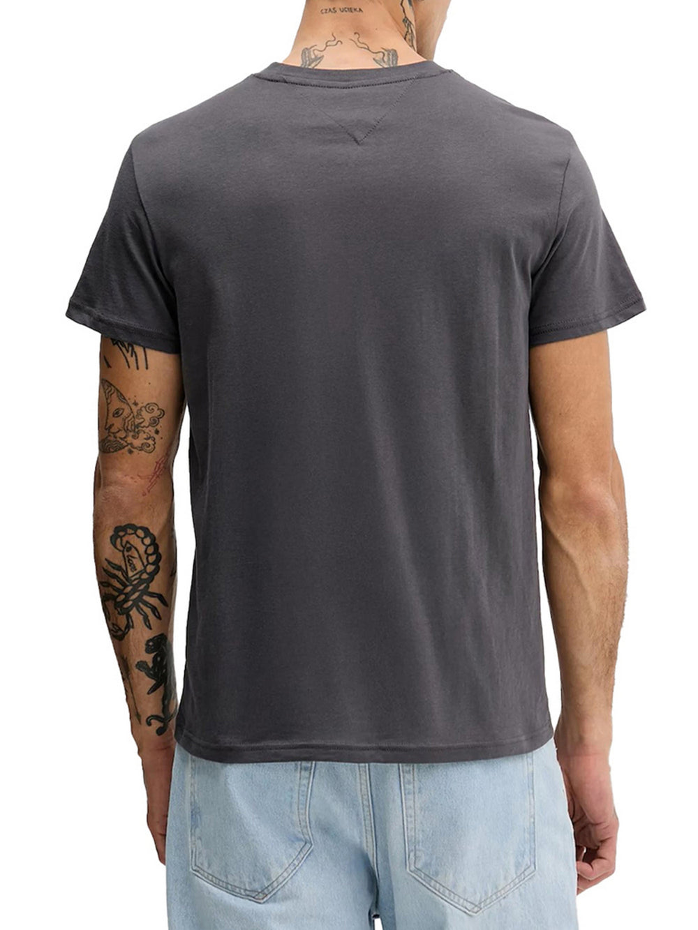 Tommy Jeans T-Shirt Tommy Jeans Tjm Slim Linear Ches Grigio