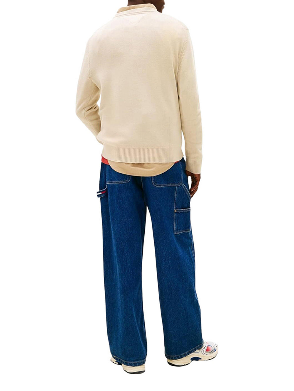 Tommy Jeans Maglione Tommy Jeans Slim Fit Beige