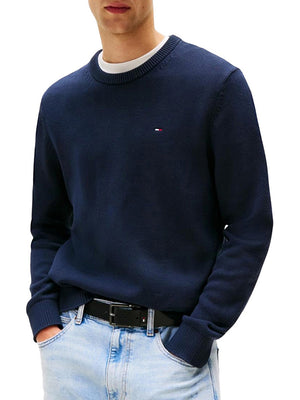Tommy Jeans Maglione Tommy Jeans Slim Fit Navy