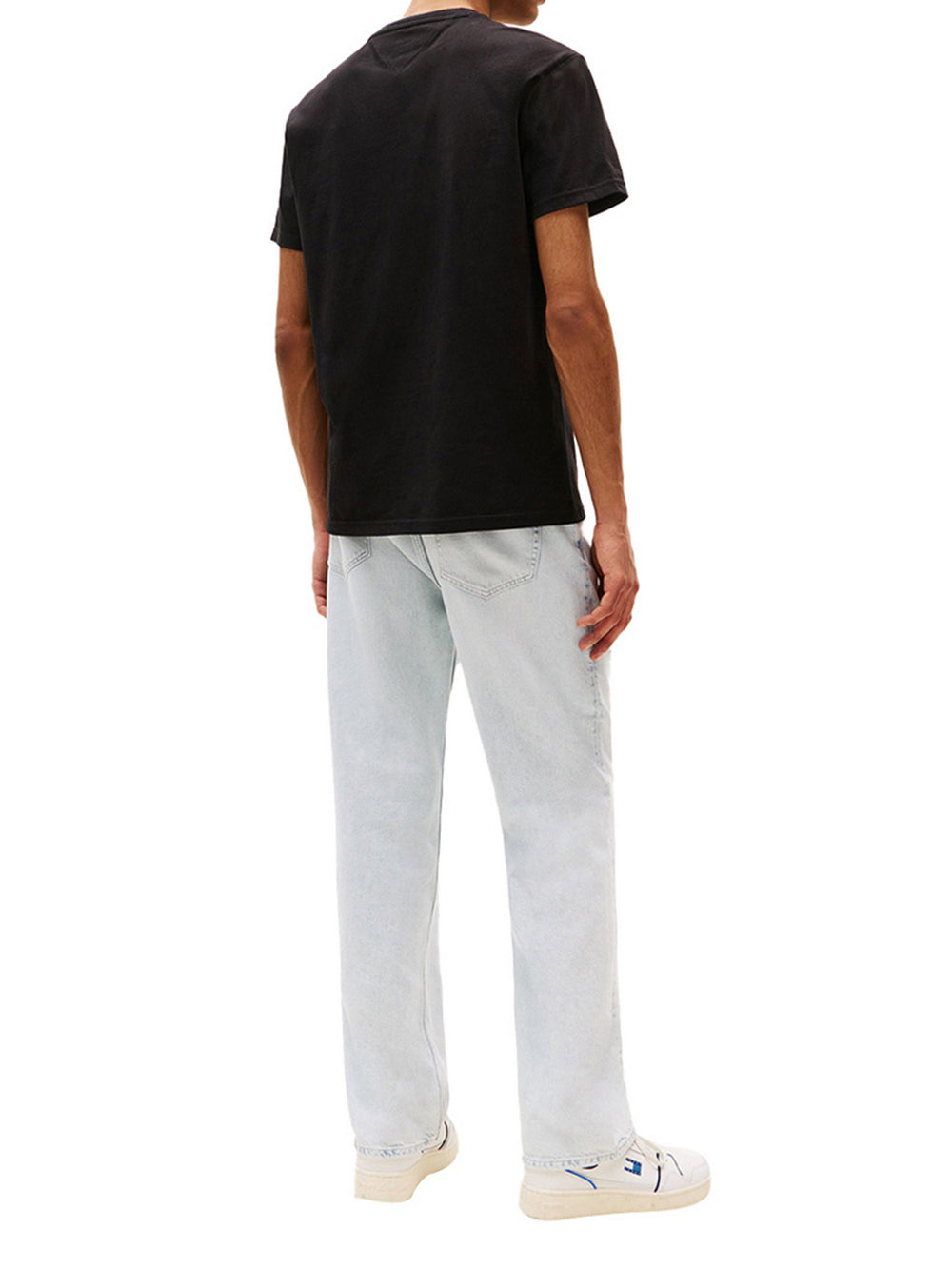 Tommy Jeans T-Shirt Tommy Hilfigier Tjm Reg Flag Linear - Nero