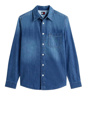 Tommy Jeans Camicia Denim Tommy Hilfiger Regular Fit - Denim